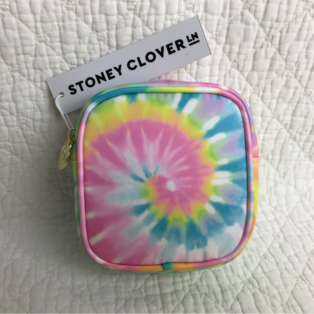 Stoney Clover Lane Mini Pouch Pastel Tie Dye One SZ SCL-TDMP-001 NWT
